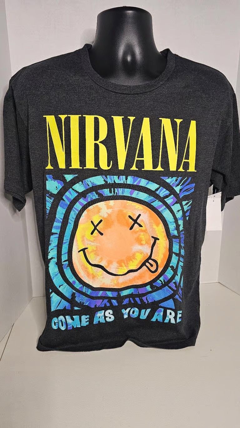 Nirvana Come As You Are Live in '93 Concert Tee mens small