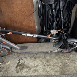 two electric scooters 