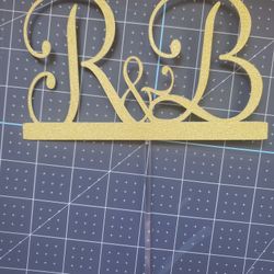 Personalized Cake Topper. Any Name, Age, Or Initials