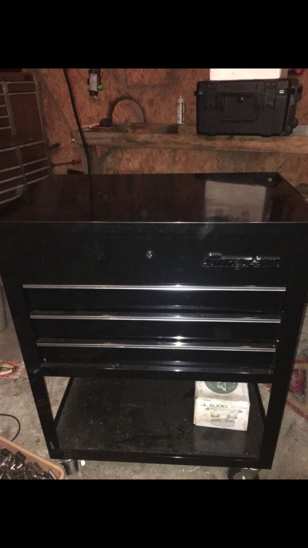 Snap on toolbox cooler