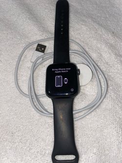 Apple Watch with Black Sport Band