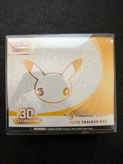 Pokemon 30th Celebration Pokemon Center Elite Trainer Box ETB