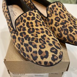Clark’s Ladies Flat Shoes Leopard 