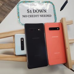 Samsung Galaxy S10 Plus - 90 DAY WARRANTY - $1 DOWN - NO CREDIT NEEDED 