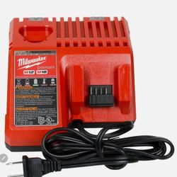 GENUINE Milwaukee 48-59-1812 Charger Compatible with M12 & M18 Li-ion Batteries, Brand New