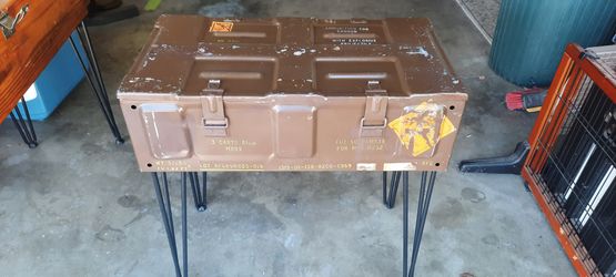 Vintage Ammo Can Table