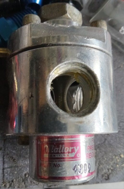 - A N fittings, Mallory Fule Presser Regulator