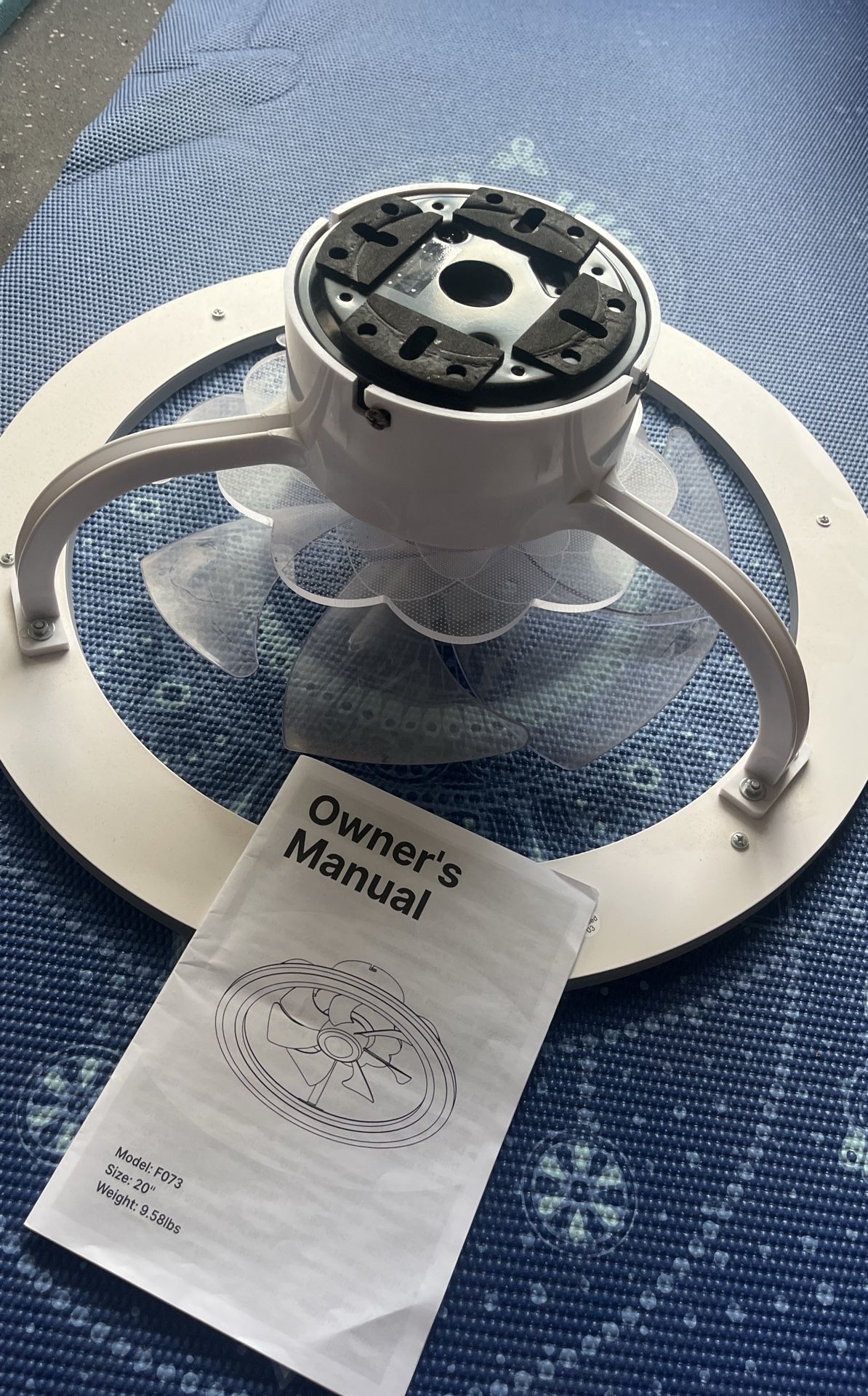 Ceiling Light & Fan With Multiple Lighting Modes