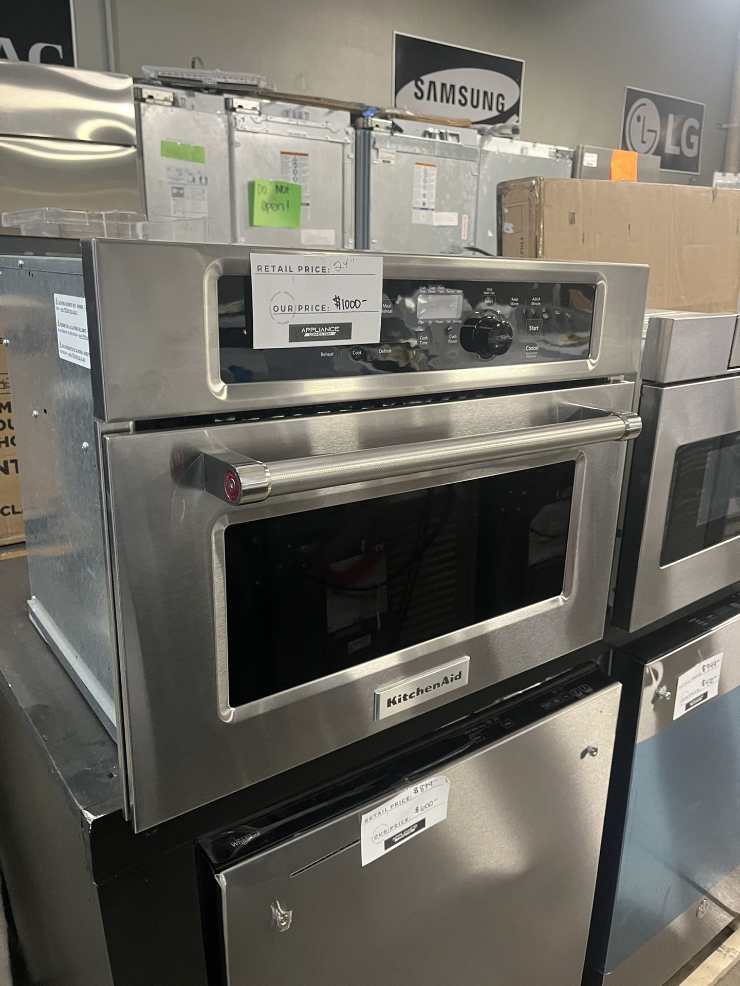 KITCHENAID 24 INCH WIDE MICROWAVE 
