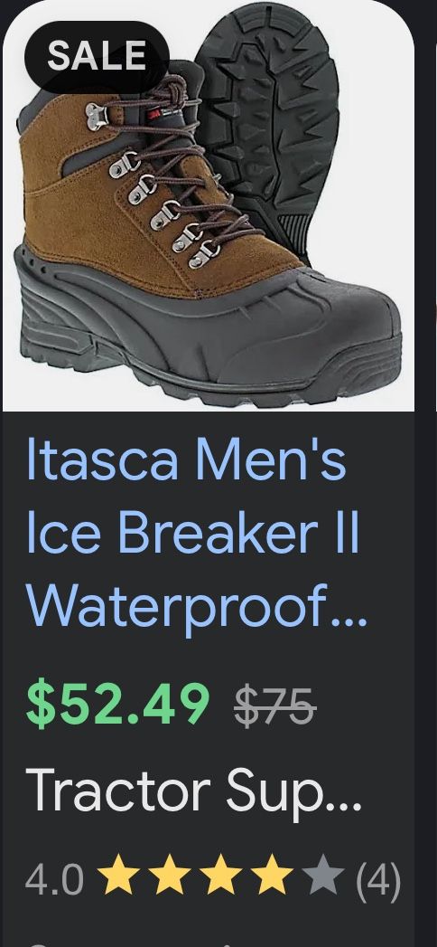 ITASCA Thermo Lite : Boots For Mountain & Snow .