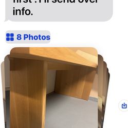 Beautiful Wood Table Can Be Used As A Dining Table or Or Desk 