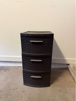 Three Tier Plastic Drawer