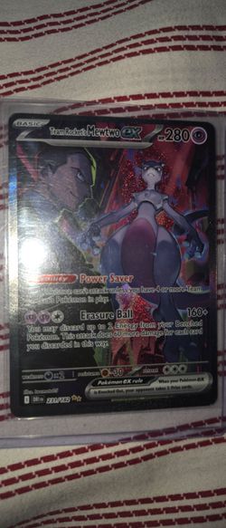 Team Rocket's Mewtwo ex 231/182 Pokemon Card