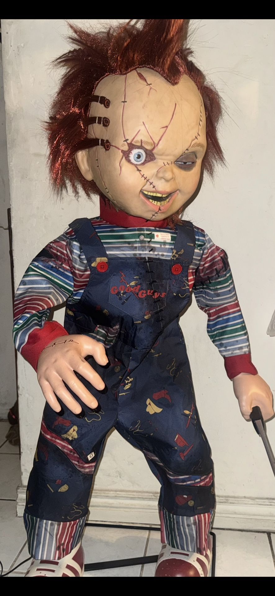 Halloween Animated Chucky Doll