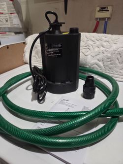 Submersible utility water pump