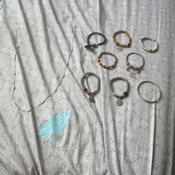 Necklace and bracelets