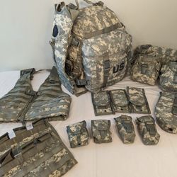MOLLE II Combat Load US Military Surplus ACU Digital Camo 