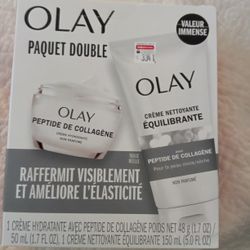 Olay Duo Pack Face Cream And Face Wash Skin Care Moisturizer 