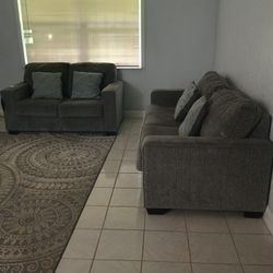 Two Piece Couch Adjustable Bed With Tag (Price To Be Discussed Best Offer)