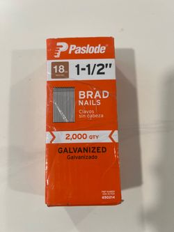 Paslode 1-1/2 in. x 18-Gauge Galvanized Brad Nails (2000 per Box)