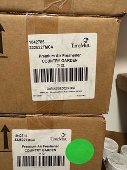Lote de Ambientador Automático TimeMist Premium Country Garden - 4 Cajas (NUEVAS