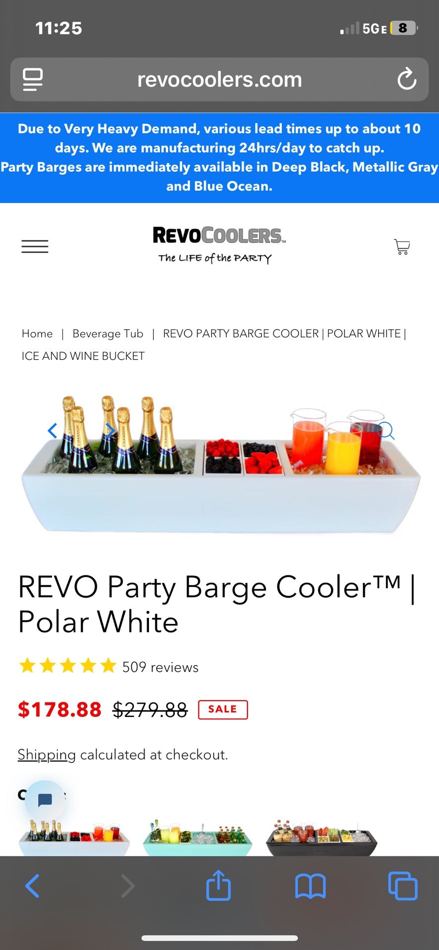 Revo Party Barge Cooler