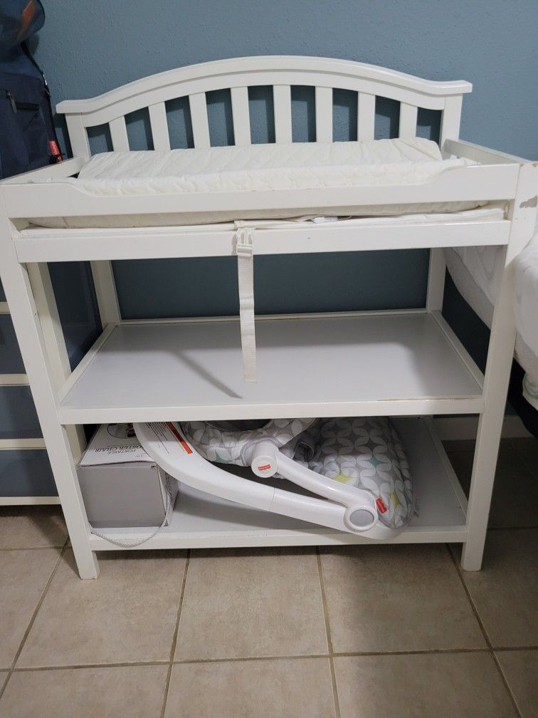White Changing Table