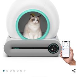 Famree Smart Self-Cleaning Cat Litter Box,Automatic Cat Litter Cleaning Robot  