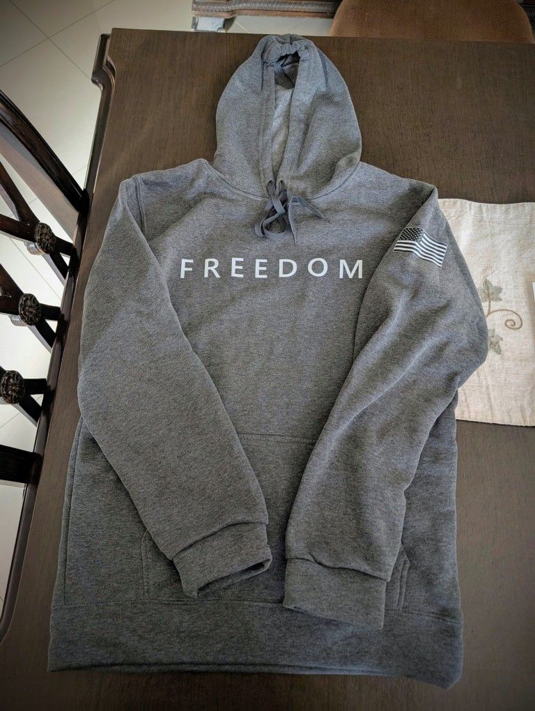 FREEDOM hoodie. Men's XL. Brand New