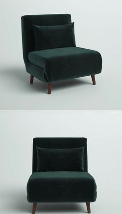 Moving sale - 2 x velvet sleeper chairs