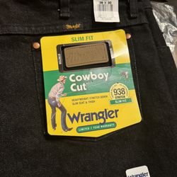 Wrangler Men's Cowboy Cut Stretch Slim Fit Boot Cut Jean