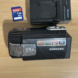 Samsung SMX-F40BN/XAA Digital Camcorder Tested Works