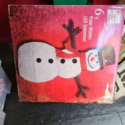 6 Ft Polar Wishes LED anowman