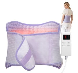 Christmas Gift for Mom & Women, Heating Pad for Period Cramps & Back Pain 6 Heat Levels, 4 Timers, Moist Heat Pad for Neck Shoulder Abdomen Back, Idea