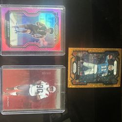 New England Patriots Card Lot Of 3 Cards 