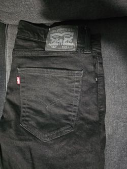 512 34x32 Black Levi's Jeans