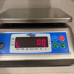 Table Top Kitchen Scale Full Stainless Steel Wash down