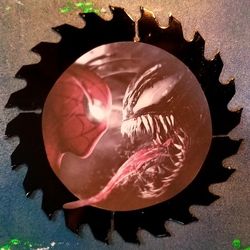 Venom And Spider Man Decorative Saw Blade