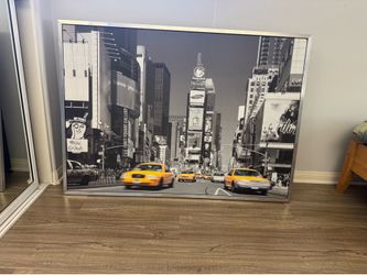 New York Scene - Big Framed Picture