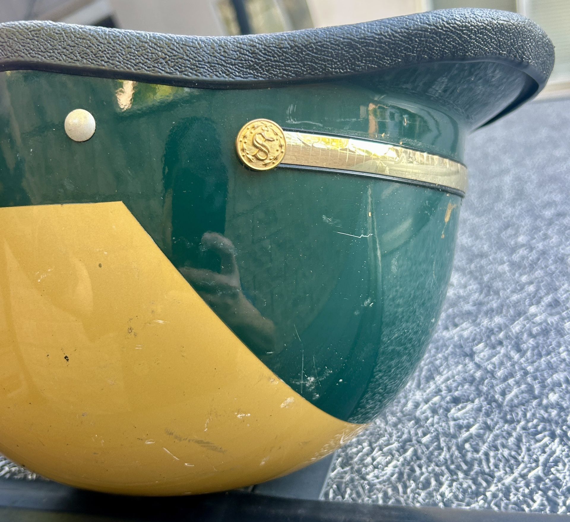 Seer Sheriff Helmet gold/forest green 3 sizes