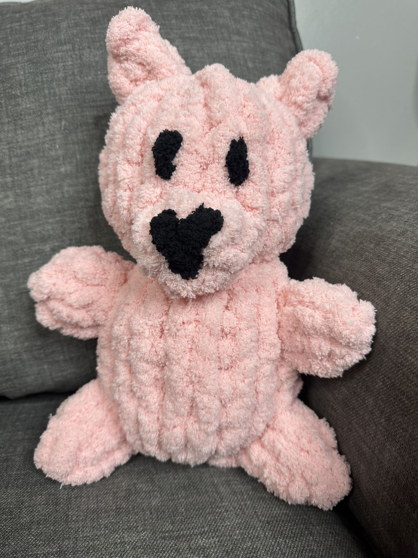 Pink Stuffed Bear 
