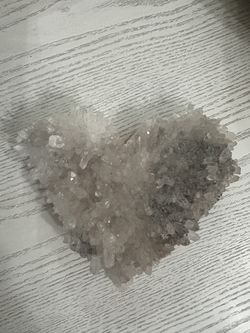 Heart Shaped Amethyst Crystal 