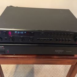 ADCOM GFA-353 Power Amplifier And GTP-450 Preamplifier 