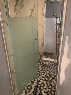 Frosted Glass Showers