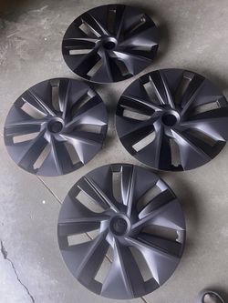 Tesla 19” Gemini black wheel cover