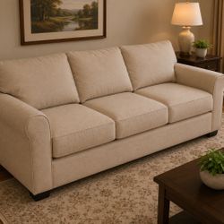 Living Spaces Beige couch 