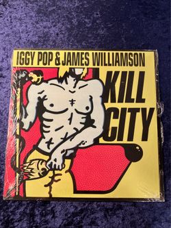 Iggy Pop & James Williamson - Kill City - EP (1977) / 1995 RE BOMP 10" VG+ Vinyl