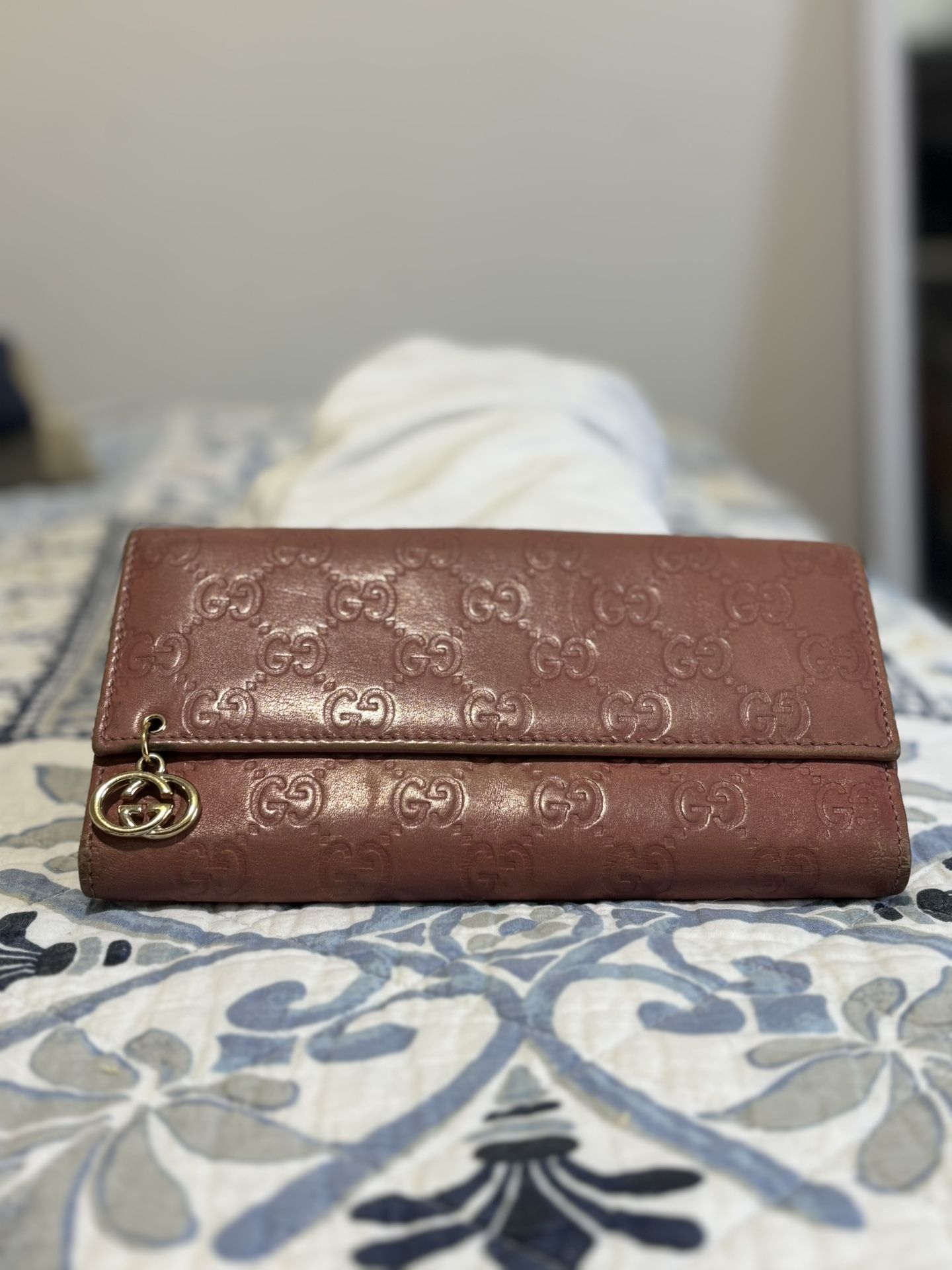 Pink Vintage Gucci Wallet
