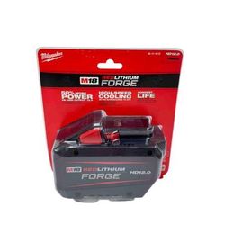 new Milwaukee M18 REDLITHIUM Forge HD12.0 Battery Pack  About this item  50% More Power vs HIGH OUTPUT HD12.0 COOL-CYCLE Active Cooling System provide
