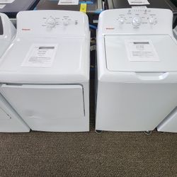 Hotpoint Top Load Washer And Dryer Set 4.0 cu.ft And 6.2 cu.ft